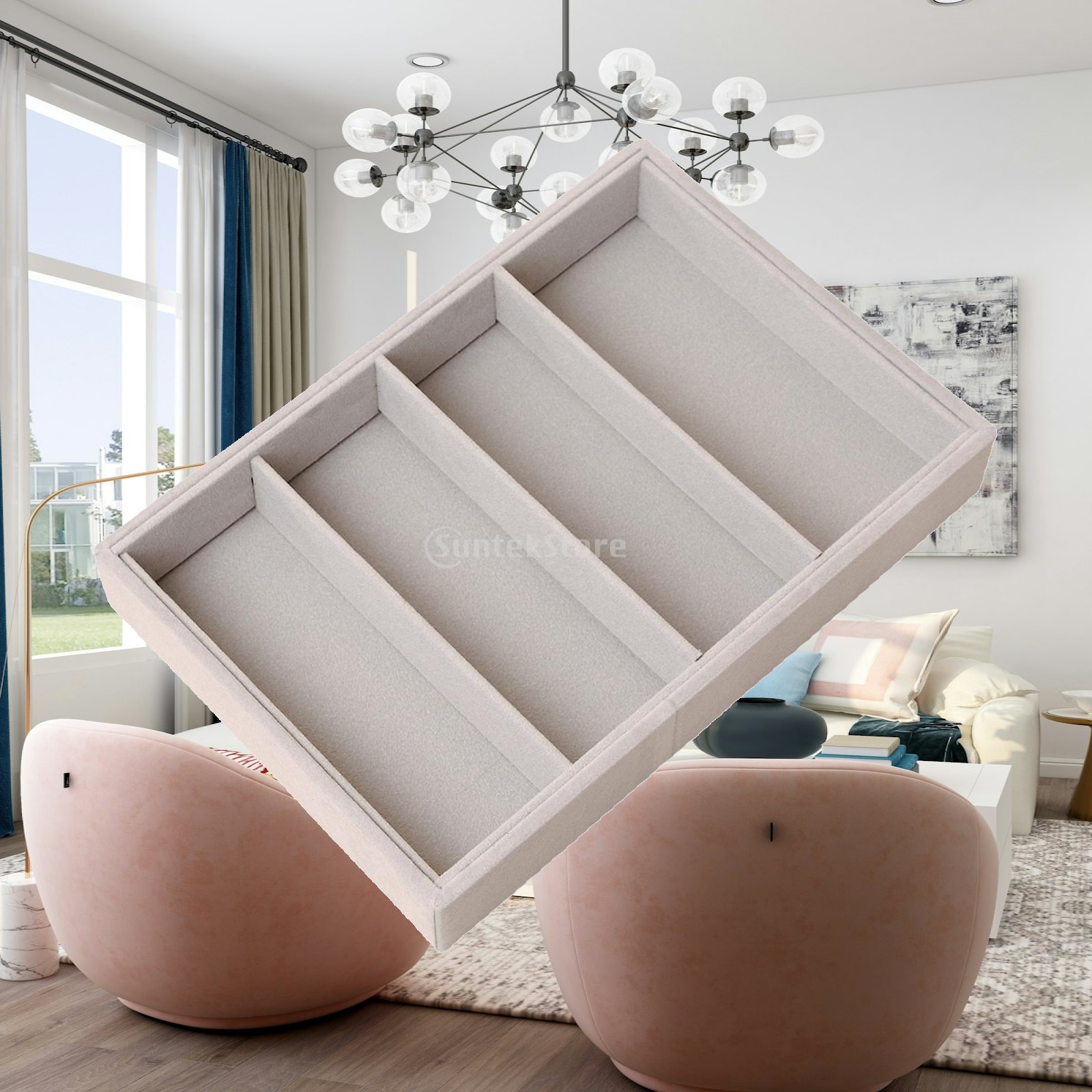 Men'S Accessories Organizer Tray - Organizador de Óculos de Sol Leve