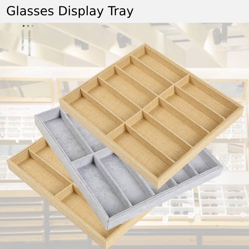 Men'S Accessories Organizer Tray - Bandeja de exibição de óculos de