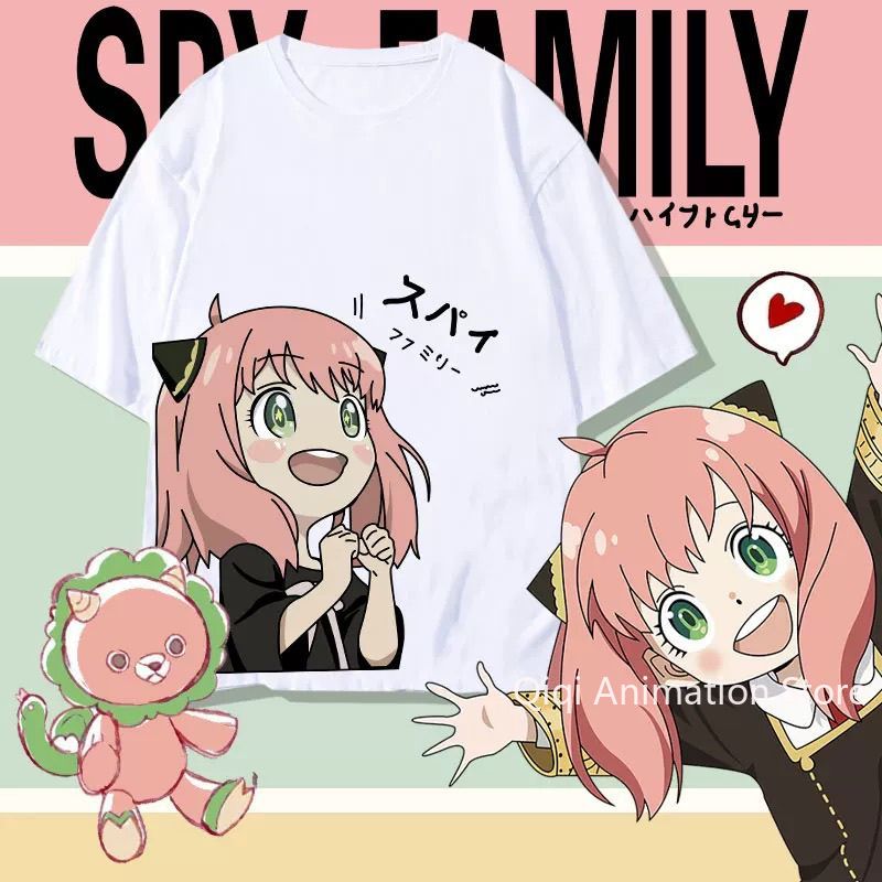 Men Accessories For Gift - Camiseta de manga curta SPY×FAMILY Anime