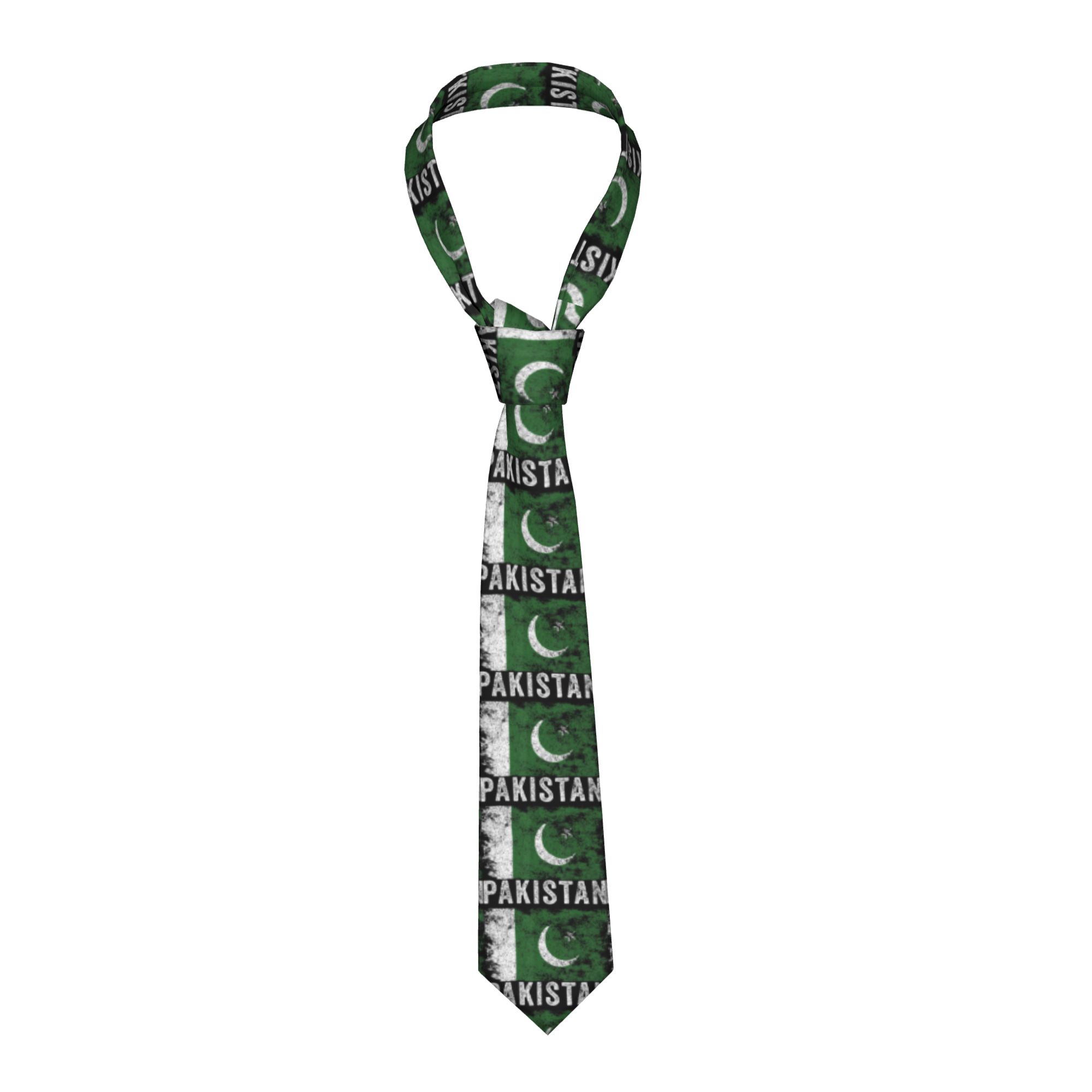 Men Accessories Pakistan - Gravata com Estampa da Bandeira do