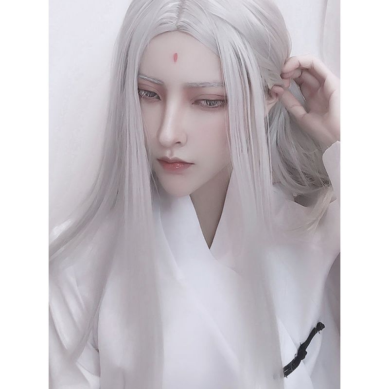Peruca Masculina Hanfu de Cabe - Men Accessories For Party avaliação e preço