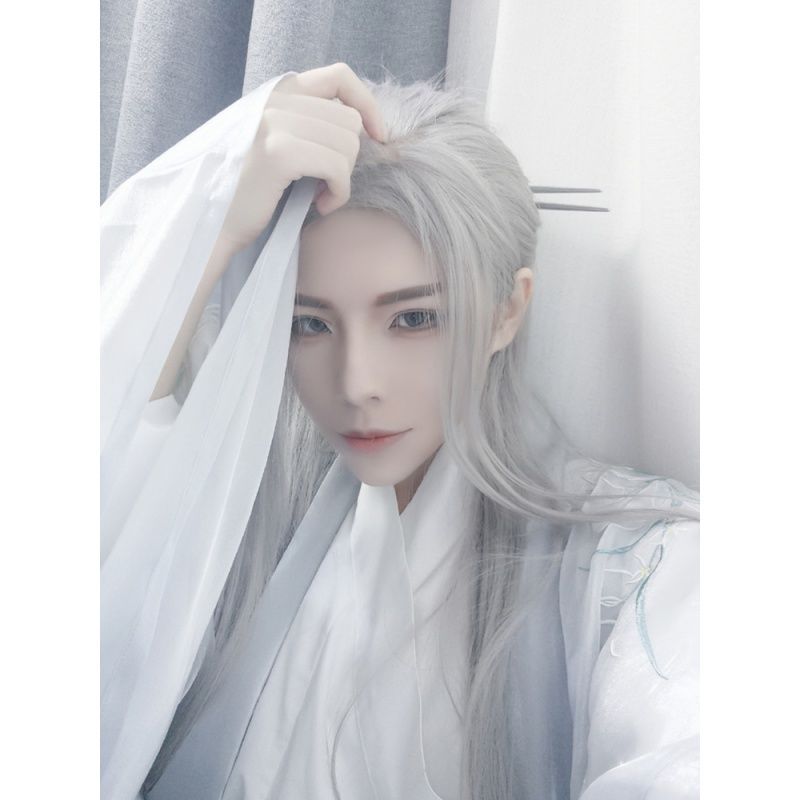 Peruca Masculina Hanfu de Cabe - Men Accessories For Party avaliação e preço