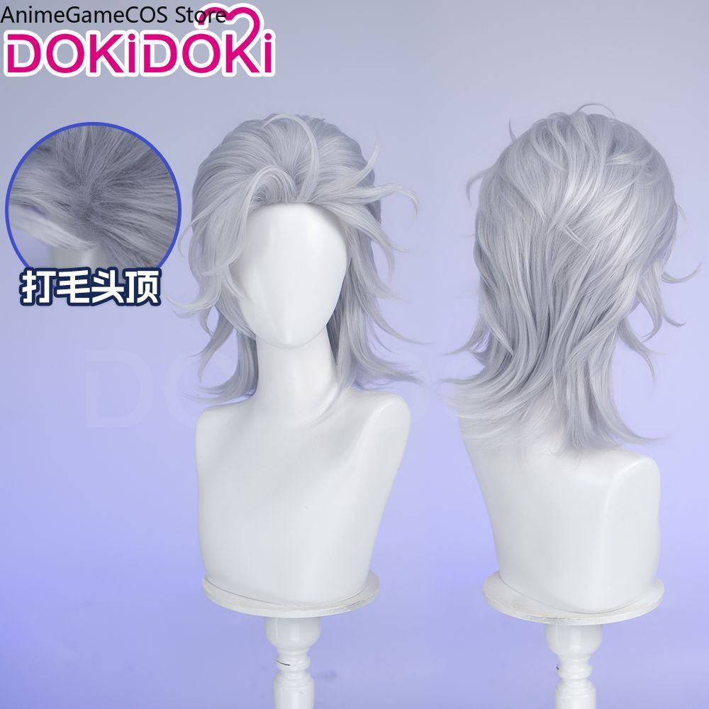 Peruca Cosplay Anime Record of - Men Accessories Silver avaliação e preço