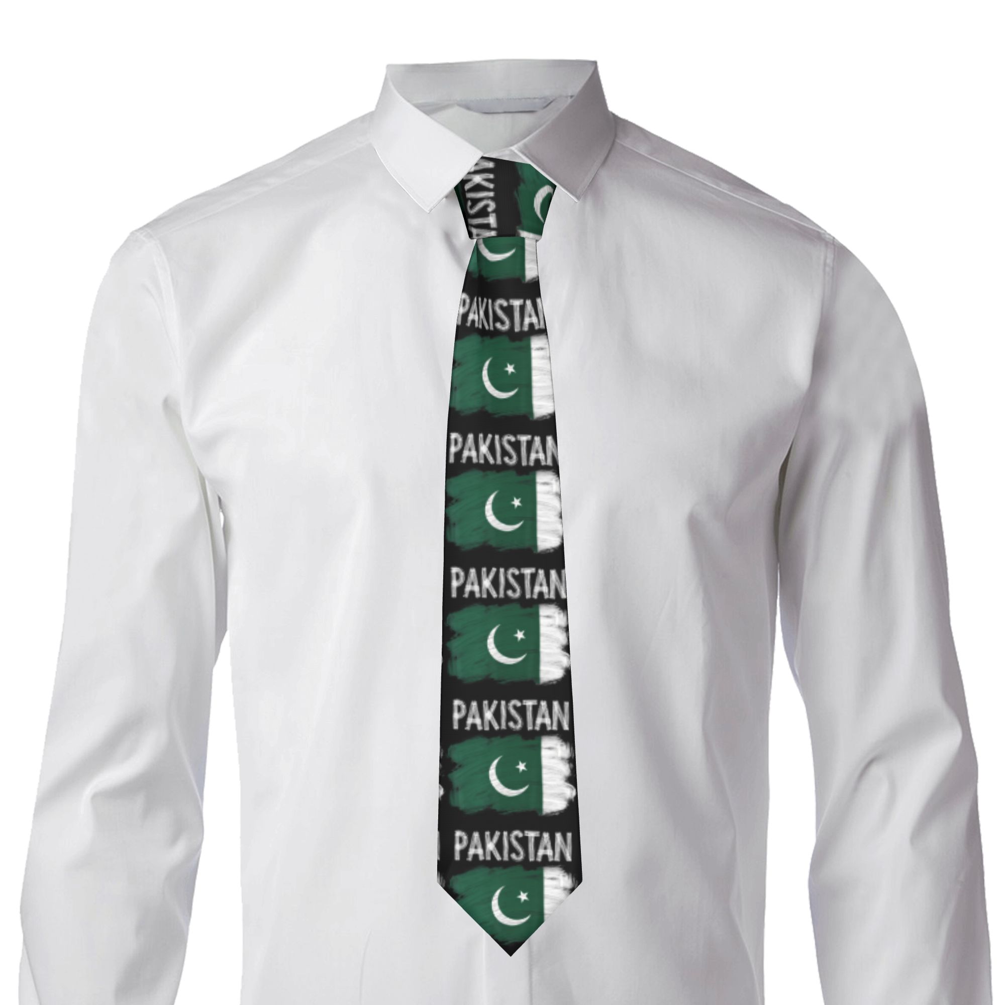 Gravata Clássica com Bandeira  - Men Accessories Pakistan avaliação e preço