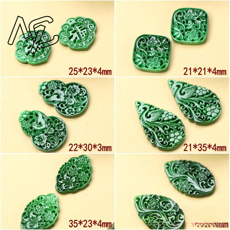 2 Peças DIY Esmeralda Verde Na - Men Accessories For Gift avaliação e preço
