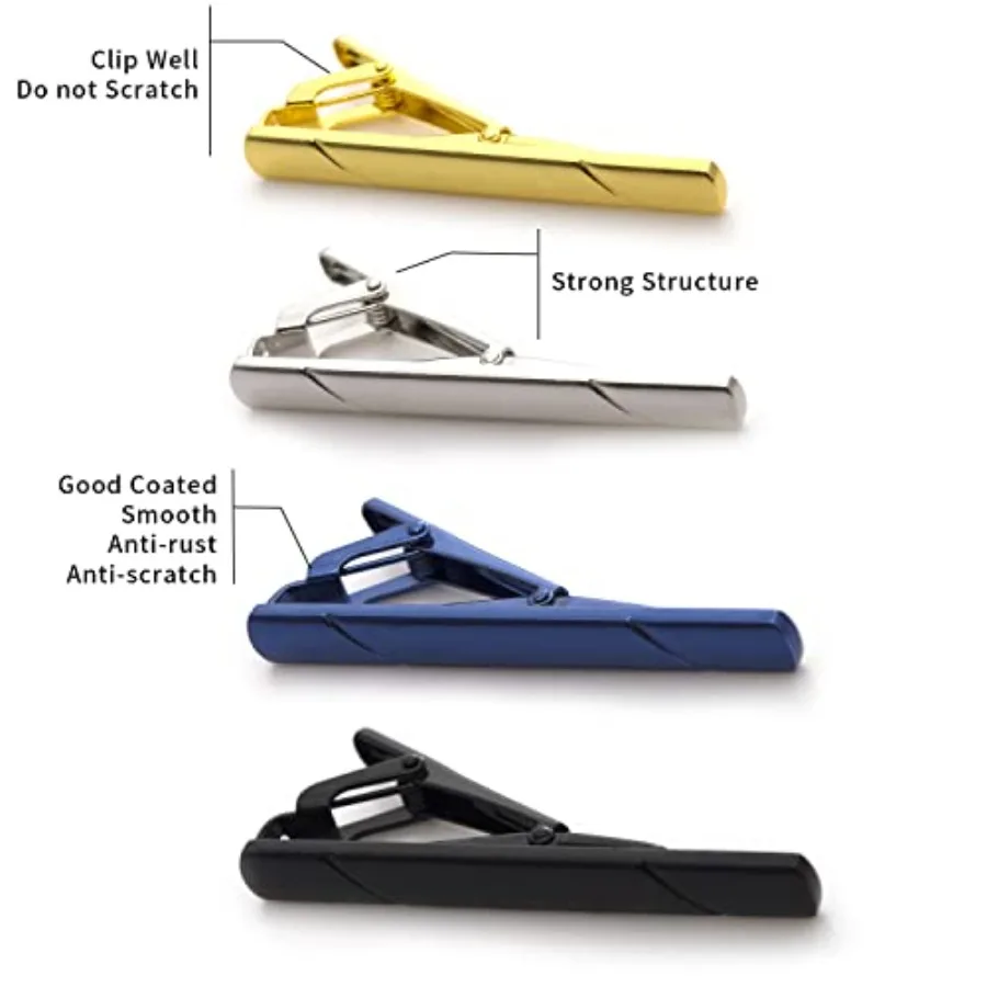 4 prendedores de gravata para  - Men Accessories For Gift avaliação e preço