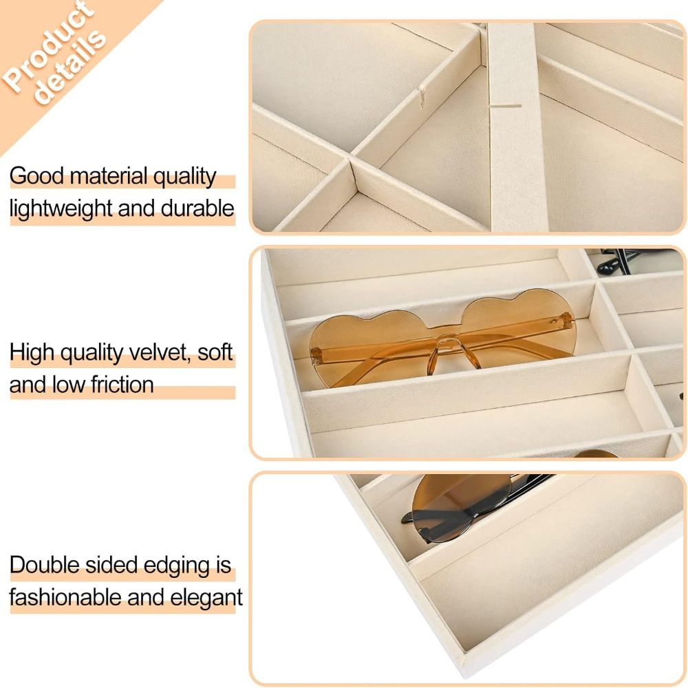 Organizador de Óculos Bege Cin - Men'S Accessories Organizer Tray avaliação e preço