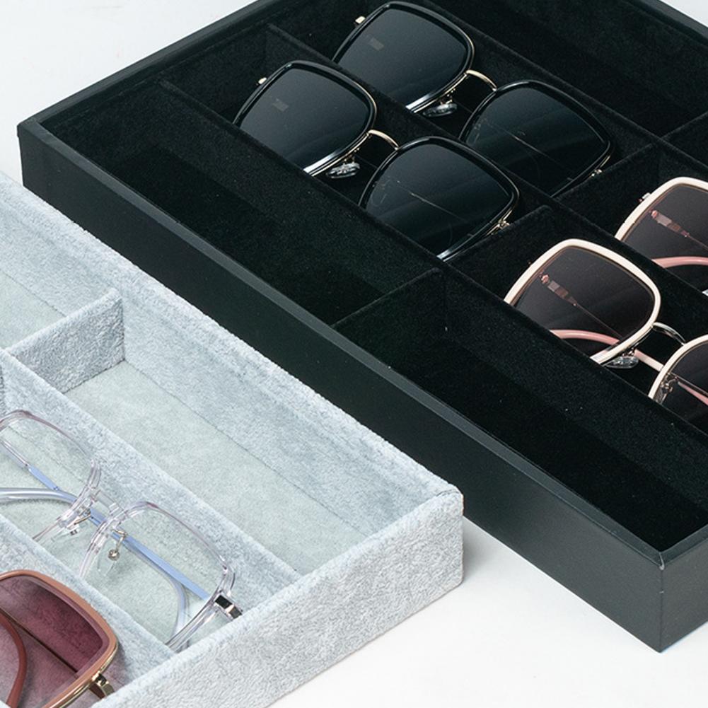 8 grade de veludo óculos titul - Men'S Accessories Organizer Tray avaliação e preço